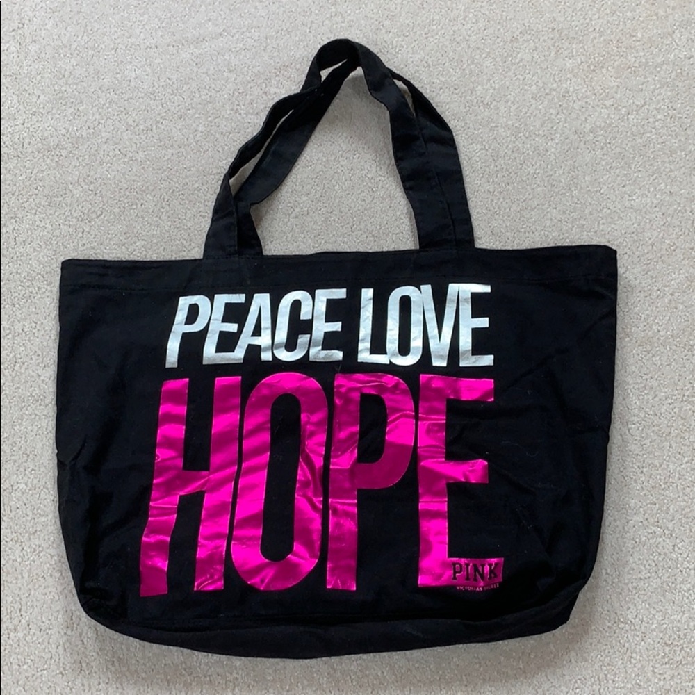 Victoria’s Secret pink tote bag